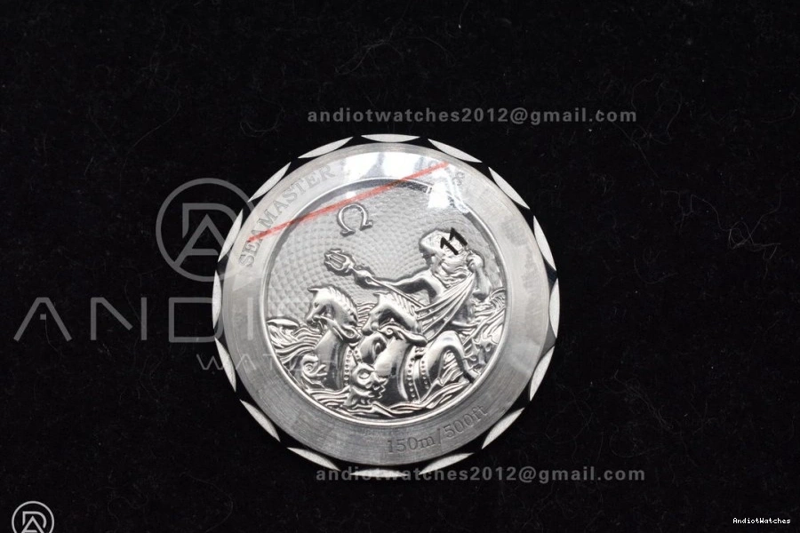 41mm A8900 1:1 on Terra Super 515 Rubber Dial Edition VSF Strap Blue Best Aqua Summer Blue Lightweight Clone 0208